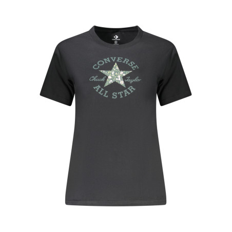 CONVERSE SHORT SLEEVE T-SHIRT WOMEN BLACK