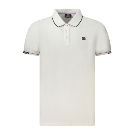 NORWEGEN 1963 HERREN KURZARM-POLO WEISS