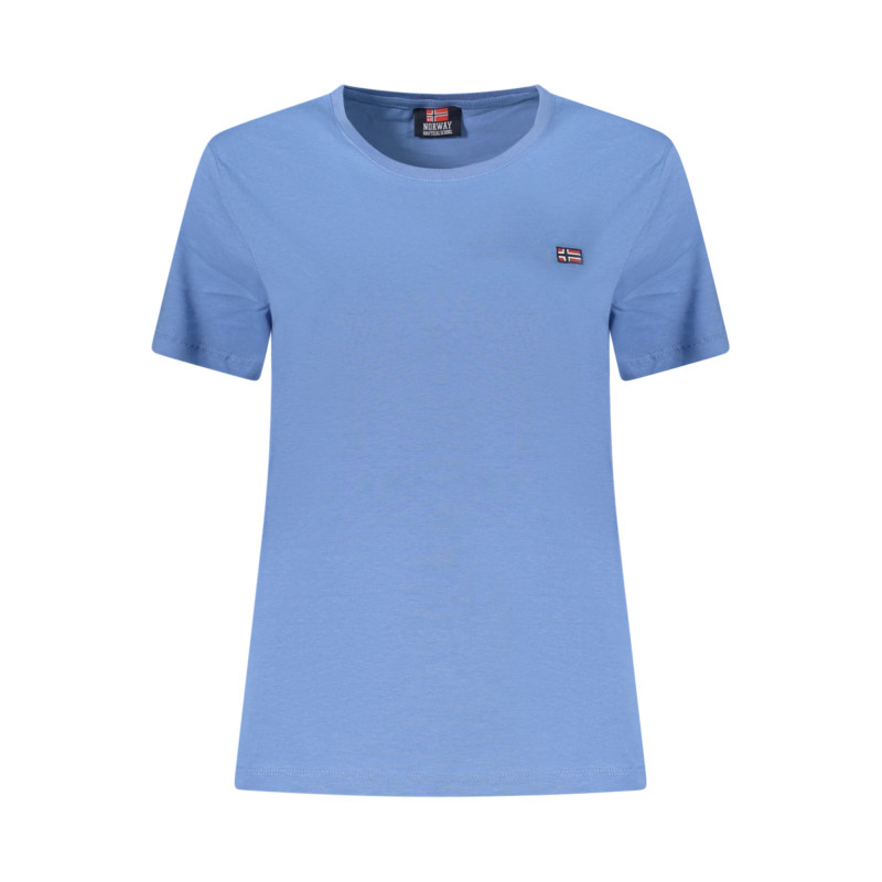 NORWAY 1963 T-SHIRT MANICHE CORTE DONNA AZZURRO