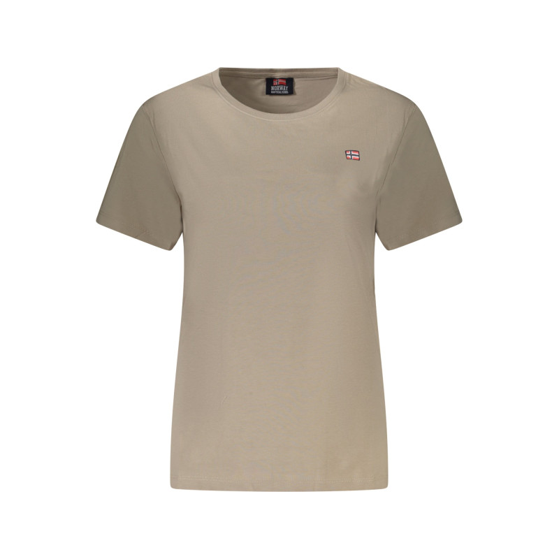 NORWEGEN 1963 DAMEN KURZARM T-SHIRT BEIGE