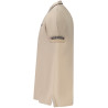 NORWEGEN 1963 HERREN KURZARM POLOSHIRT BEIGE