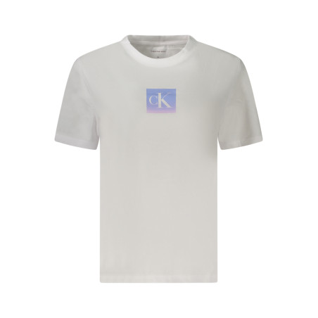 CALVIN KLEIN KURZARM-T-SHIRT DAMEN WEISS