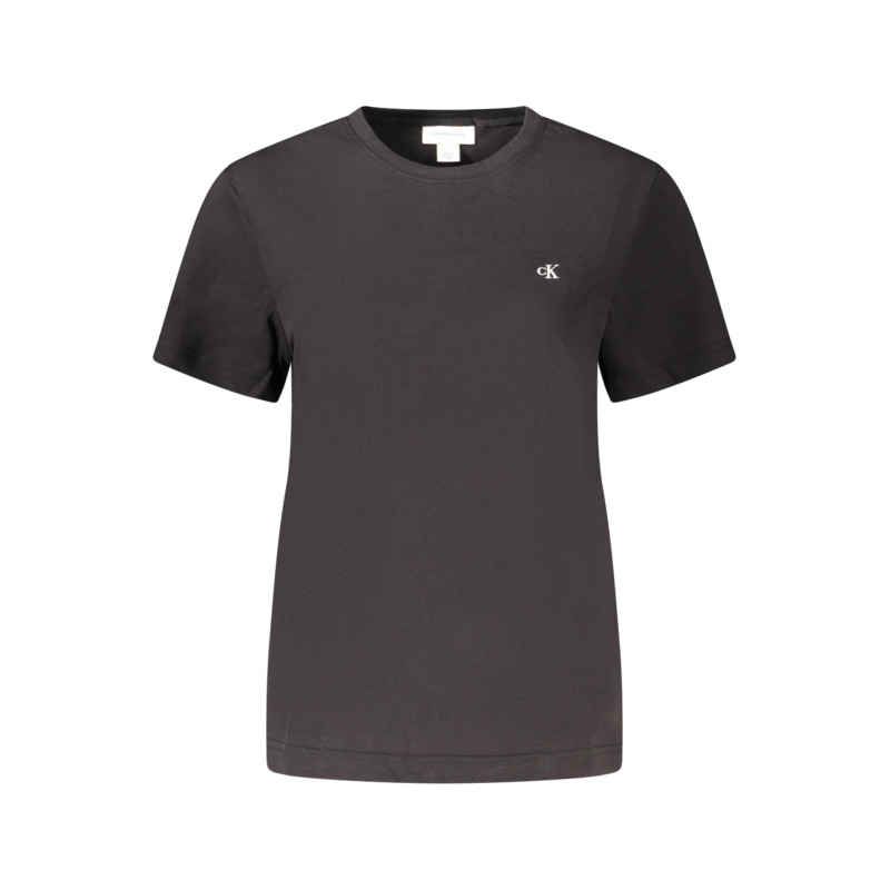 CALVIN KLEIN SHORT SLEEVE T-SHIRT WOMEN BLACK