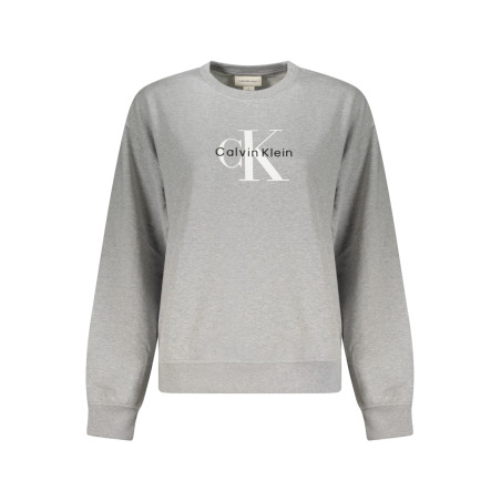 CALVIN KLEIN SWEATSHIRT WITHOUT ZIP WOMEN GREY