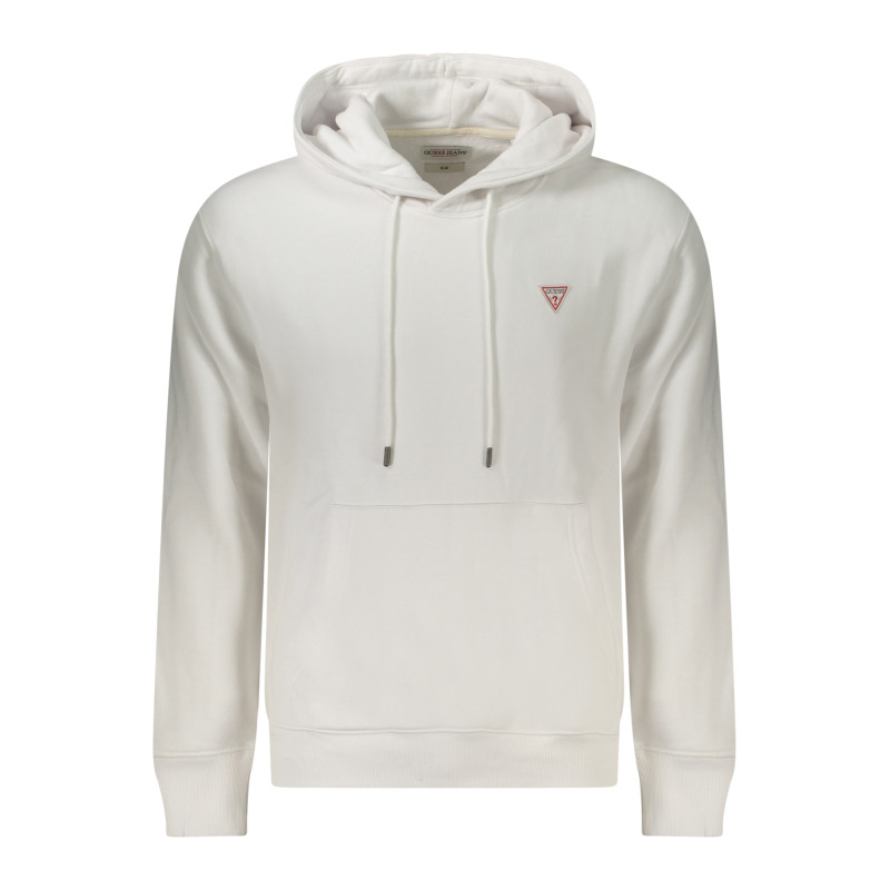 GUESS JEANS SWEATSHIRT OHNE REISSVERSCHLUSS HERREN WEISS