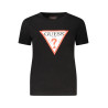 GUESS JEANS SHORT SLEEVE T-SHIRT WOMEN BLACK