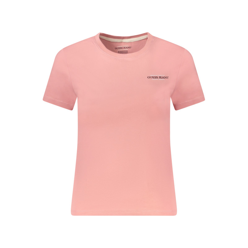 GUESS JEANS DAMEN KURZARM T-SHIRT ROSA