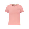 GUESS JEANS DAMEN KURZARM T-SHIRT ROSA