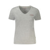 GUESS JEANS KURZARM-T-SHIRT DAMEN GRAU