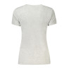 GUESS JEANS T-SHIRT MANICHE CORTE DONNA GRIGIO