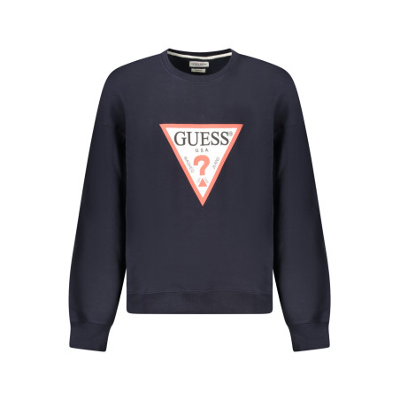 GUESS JEANS SWEATSHIRT OHNE REISSVERSCHLUSS HERREN BLAU