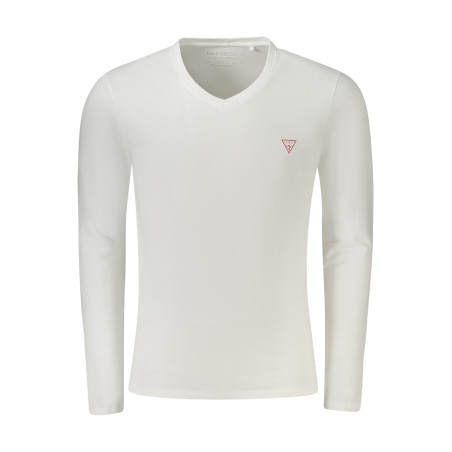 GUESS JEANS LONG SLEEVE T-SHIRT MEN WHITE