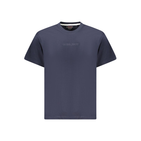 GUESS JEANS SHORT SLEEVE T-SHIRT MEN BLUE