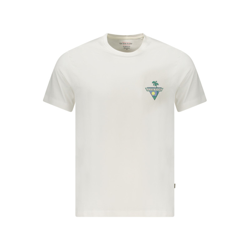 GUESS JEANS SHORT SLEEVE T-SHIRT MEN WHITE
