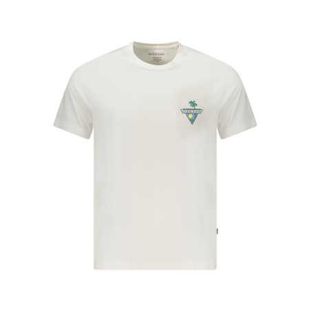 GUESS JEANS T-SHIRT MANICHE CORTE UOMO BIANCO