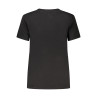 GUESS JEANS T-SHIRT MANICHE CORTE DONNA NERO