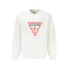 GUESS JEANS FELPA SENZA ZIP UOMO BIANCO