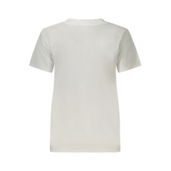GUESS JEANS T-SHIRT MANICHE CORTE DONNA BIANCO