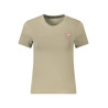GUESS JEANS BEIGE WOMEN&39S SHORT SLEEVE T-SHIRT
