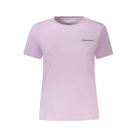 GUESS JEANS WOMEN&39S SHORT SLEEVE T-SHIRT PURPLE