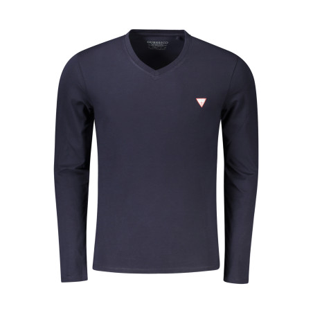 GUESS JEANS LONG SLEEVE T-SHIRT MEN BLUE