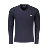 GUESS JEANS LONG SLEEVE T-SHIRT MEN BLUE
