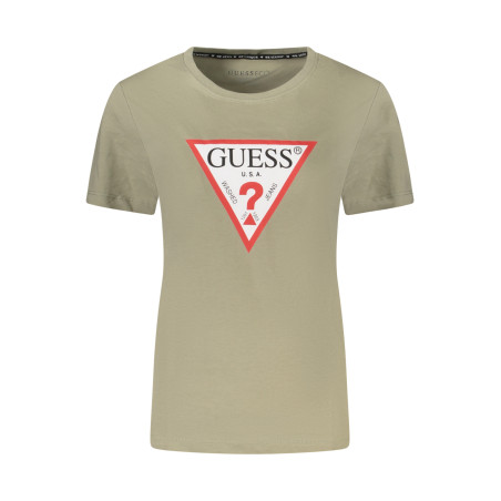 GUESS JEANS GREEN WOMEN&39S SHORT SLEEVE T-SHIRT