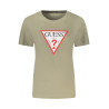GUESS JEANS GREEN WOMEN&39S SHORT SLEEVE T-SHIRT