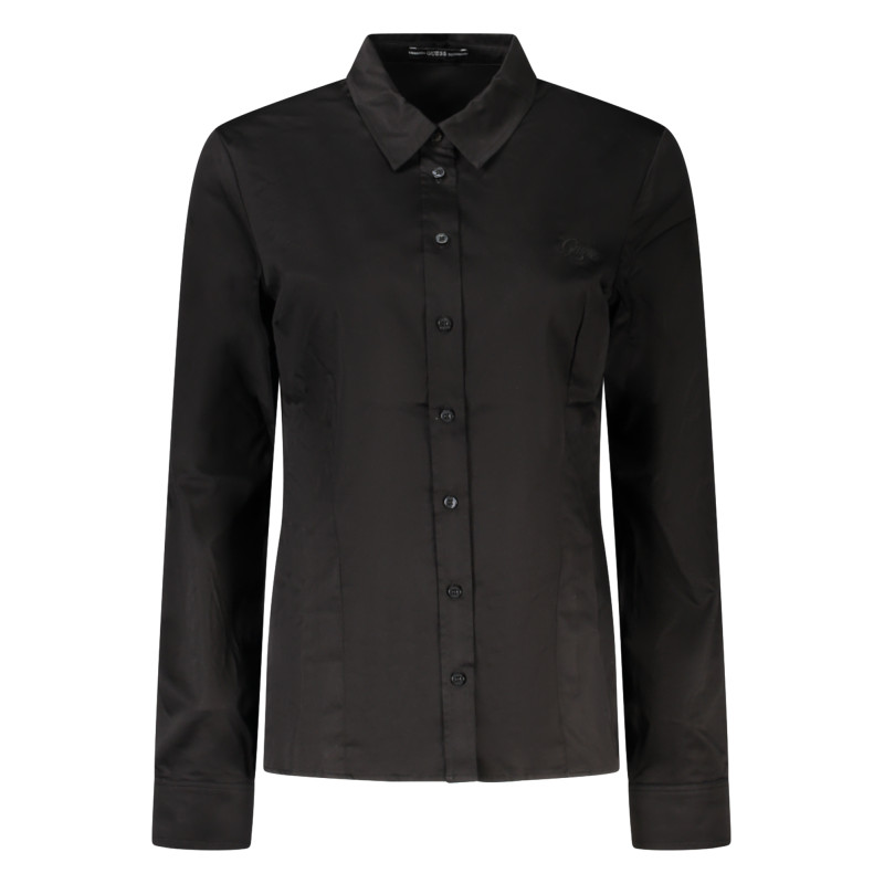 GUESS JEANS LONG SLEEVE SHIRT WOMEN BLACK
