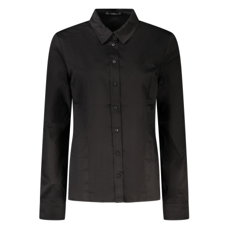 GUESS JEANS LONG SLEEVE SHIRT WOMEN BLACK