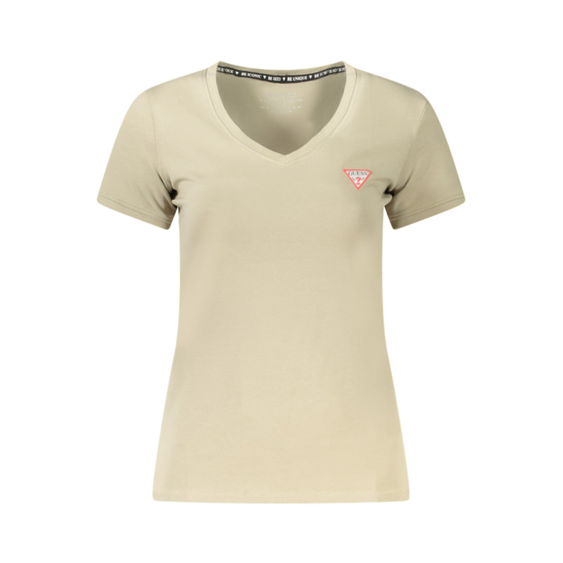 GUESS JEANS GRÜNES DAMEN-KURZARM-T-SHIRT
