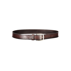 GUESS JEANS CINTURA IN PELLE UOMO MARRONE
