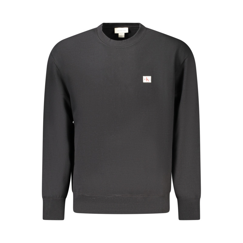 CALVIN KLEIN FELPA SENZA ZIP UOMO NERO