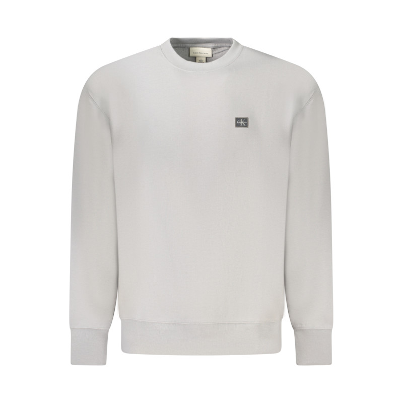 CALVIN KLEIN HERREN-SWEATSHIRT MIT ZIP-UP GRAU