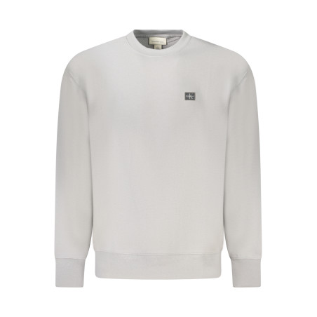 CALVIN KLEIN FELPA SENZA ZIP UOMO GRIGIO