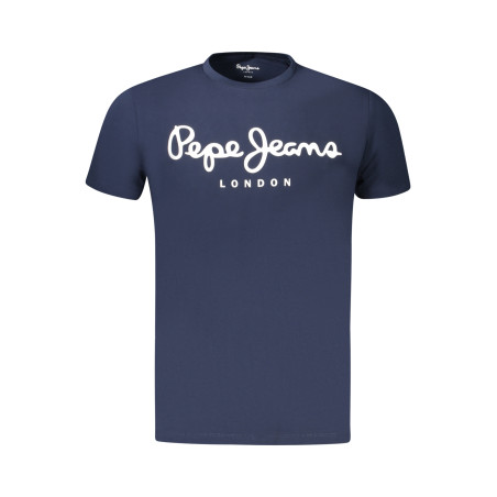 PEPE JEANS T-SHIRT MANICHE CORTE UOMO BLU